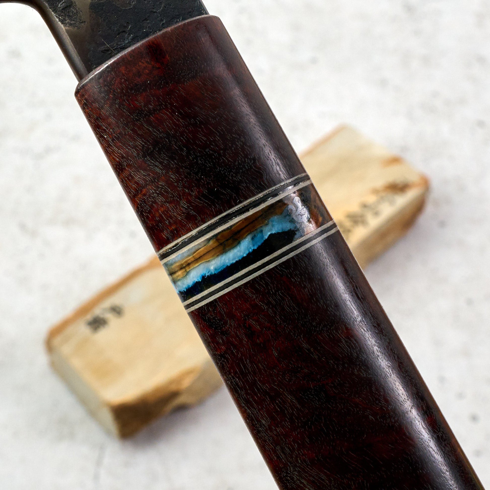 Gyuto 245mm 135Cr3 Honyaki – blade close-up
