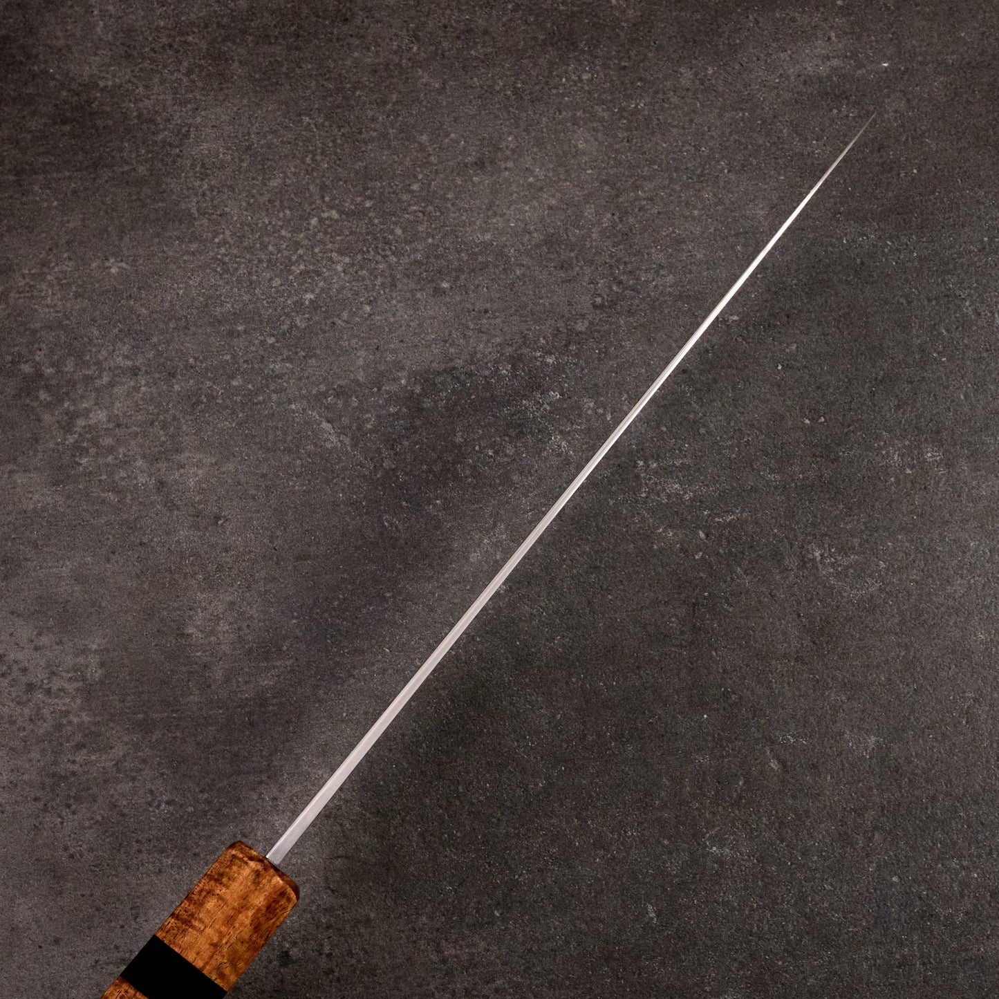 Gyuto 245mm Mizu Honyaki C105 Mirror, Tasmanian Blackwood & Ebony – view 6