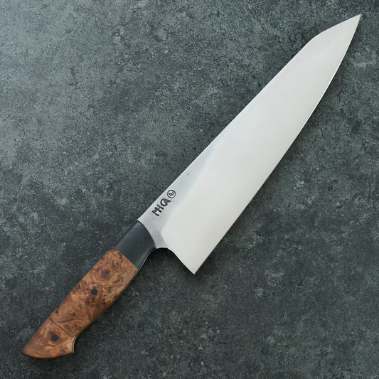 Gyuto 245mm Mono Apex Elm Burl & G10