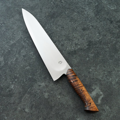 250mm Gyuto Asymmetrical B-Grind Koa