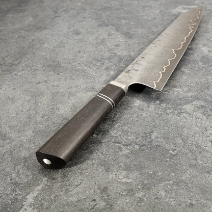 Gyuto 250mm Damascus Clad 1.2519 & Ancient Oak – view 6