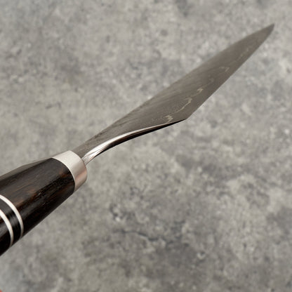 Gyuto 250mm Damascus Clad 1.2519 & Ancient Oak – blade close-up