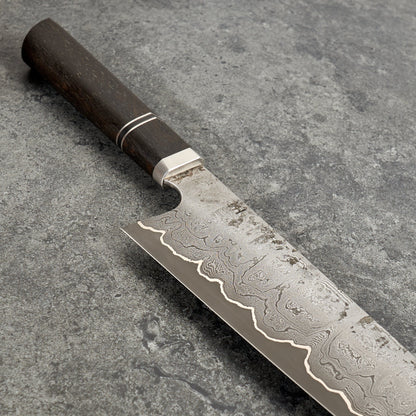 Gyuto 250mm Damascus Clad 1.2519 & Ancient Oak – view 7