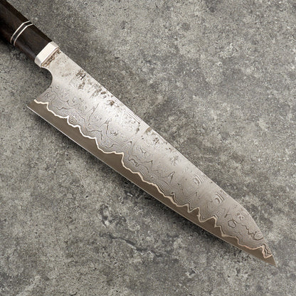 Gyuto 250mm Damascus Clad 1.2519 & Ancient Oak – view 8