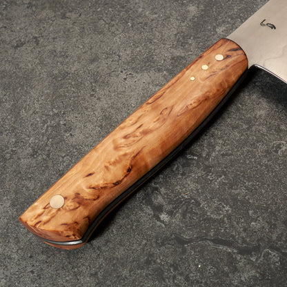 Gyuto 250mm 26C3 Honyaki Full Tang Limited Release by Fredrik Spåre – blade close-up
