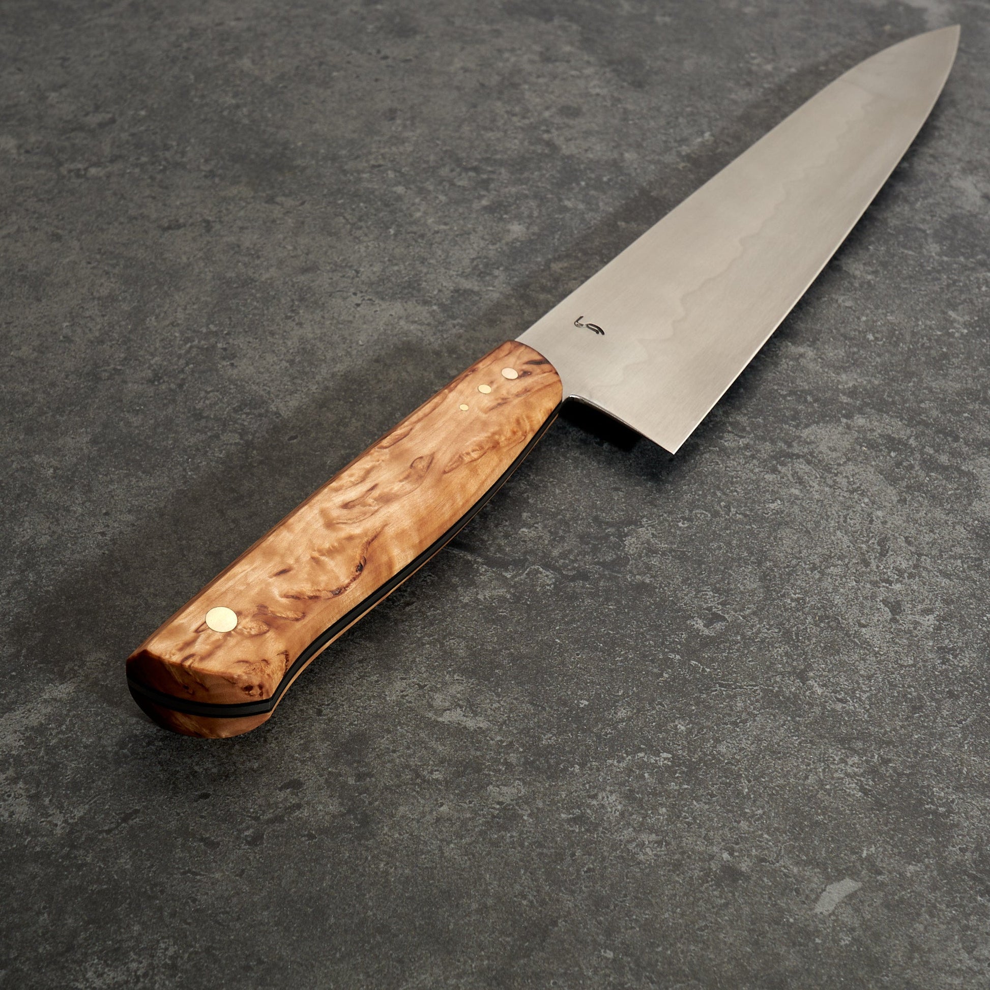 Gyuto 250mm 26C3 Honyaki Full Tang Limited Release by Fredrik Spåre – side profile