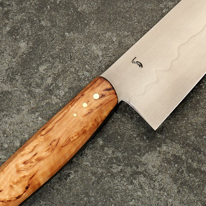 Gyuto 250mm 26C3 Honyaki Full Tang Limited Release by Fredrik Spåre – handle detail