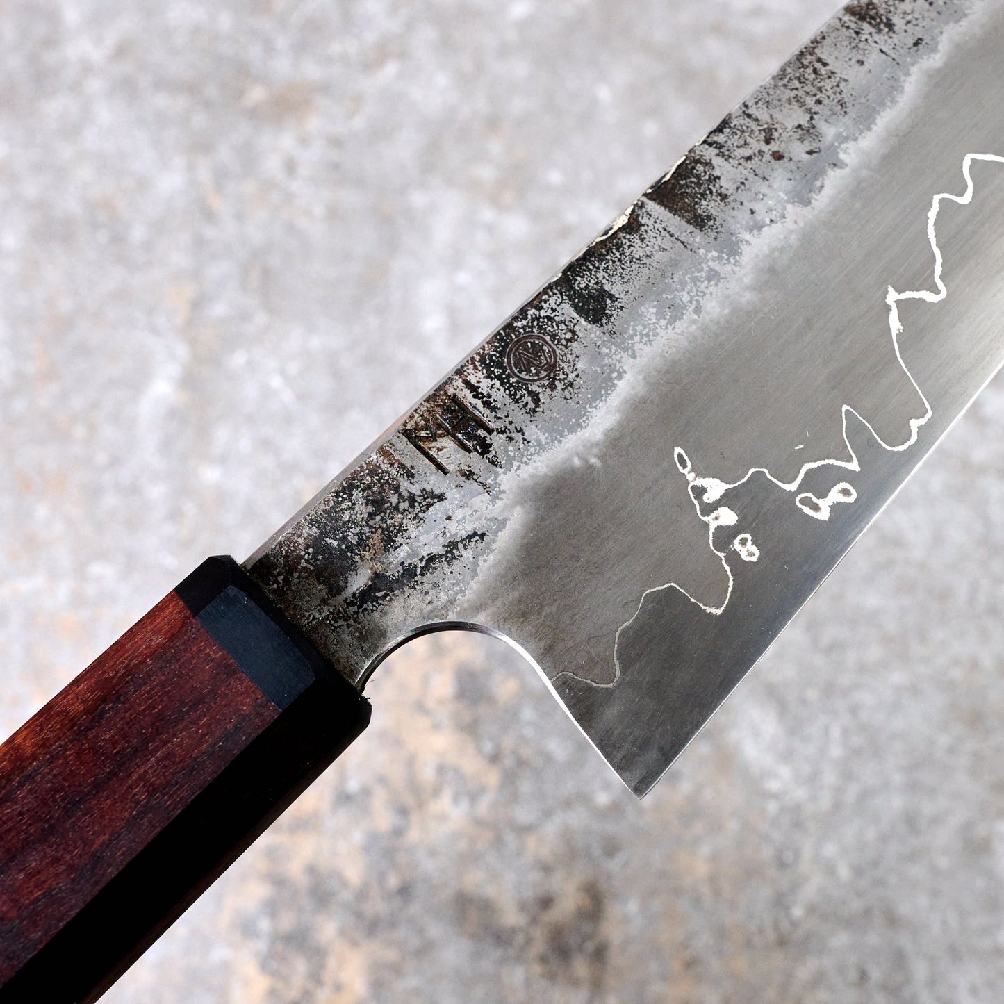 Gyuto 250mm Gomai Apex Ultra &  Gidgee – detail view