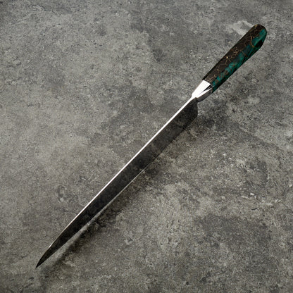 Gyuto 245mm Honyaki C105-W1 Integral – blade close-up