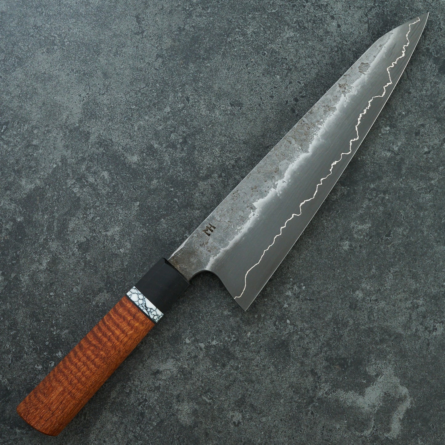 Gyuto 245mm SilverLine Tasmanian Blackwood, True Stone & Bog Oak