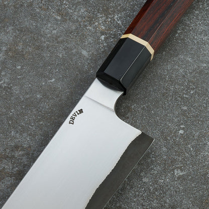 Gyuto 240mm Stainless Clad Apex Ultra Cocobolo & Horn – handle detail
