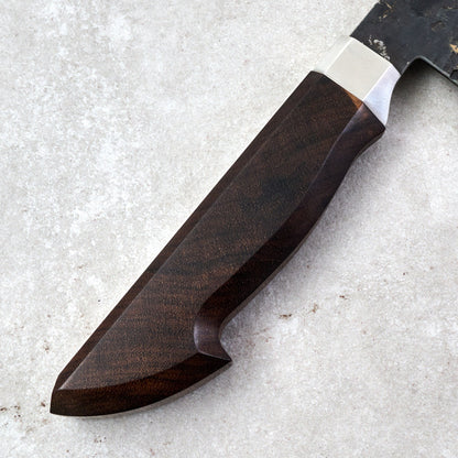 Gyuto 250mm Stainless Cladding & Super Blue Core – handle detail