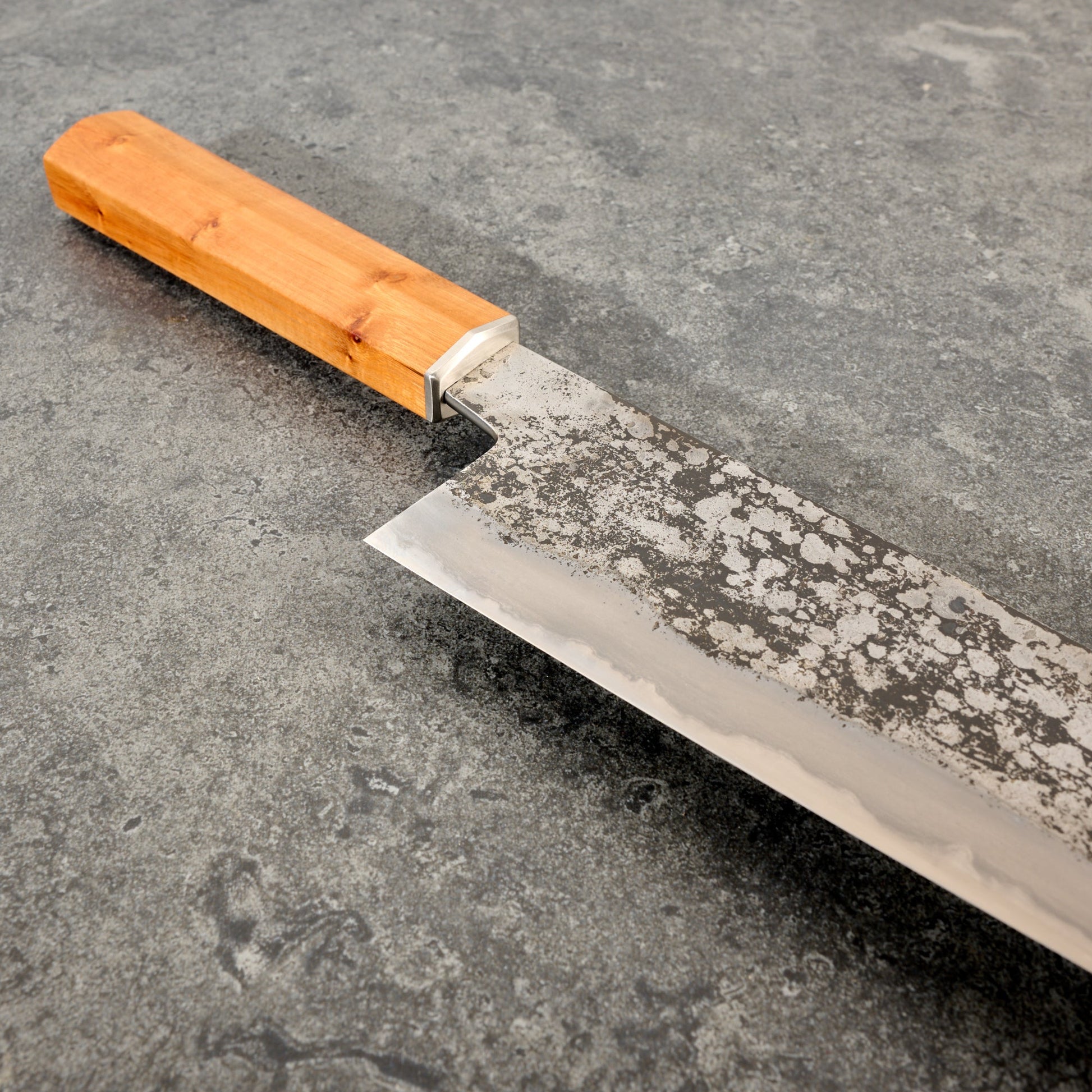 Gyuto 250mm Wrought Iron Clad 135Cr3 Kasumi – view 6