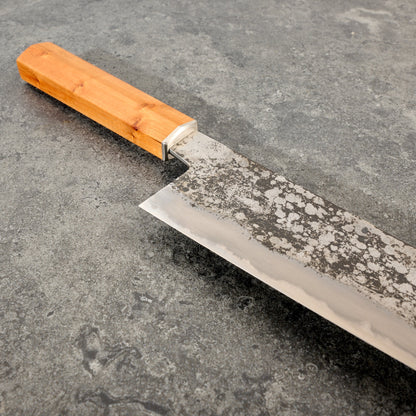 Gyuto 250mm Wrought Iron Clad 135Cr3 Kasumi – view 6