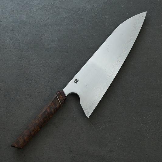 Gyuto 250mm 'Gleanntán' KuMai AEB-L, Ni, Spicy White, Ni, RWL34