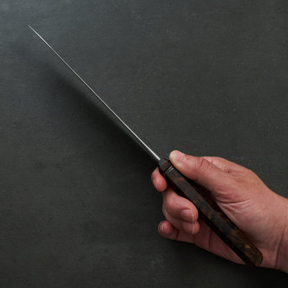 Gyuto 250mm 'Gleanntán' KuMai AEB-L, Ni, Spicy White, Ni, RWL34 – side profile
