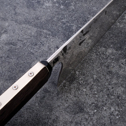 Gyuto 250mm 'Hviske' Honyaki Spicy White – side profile