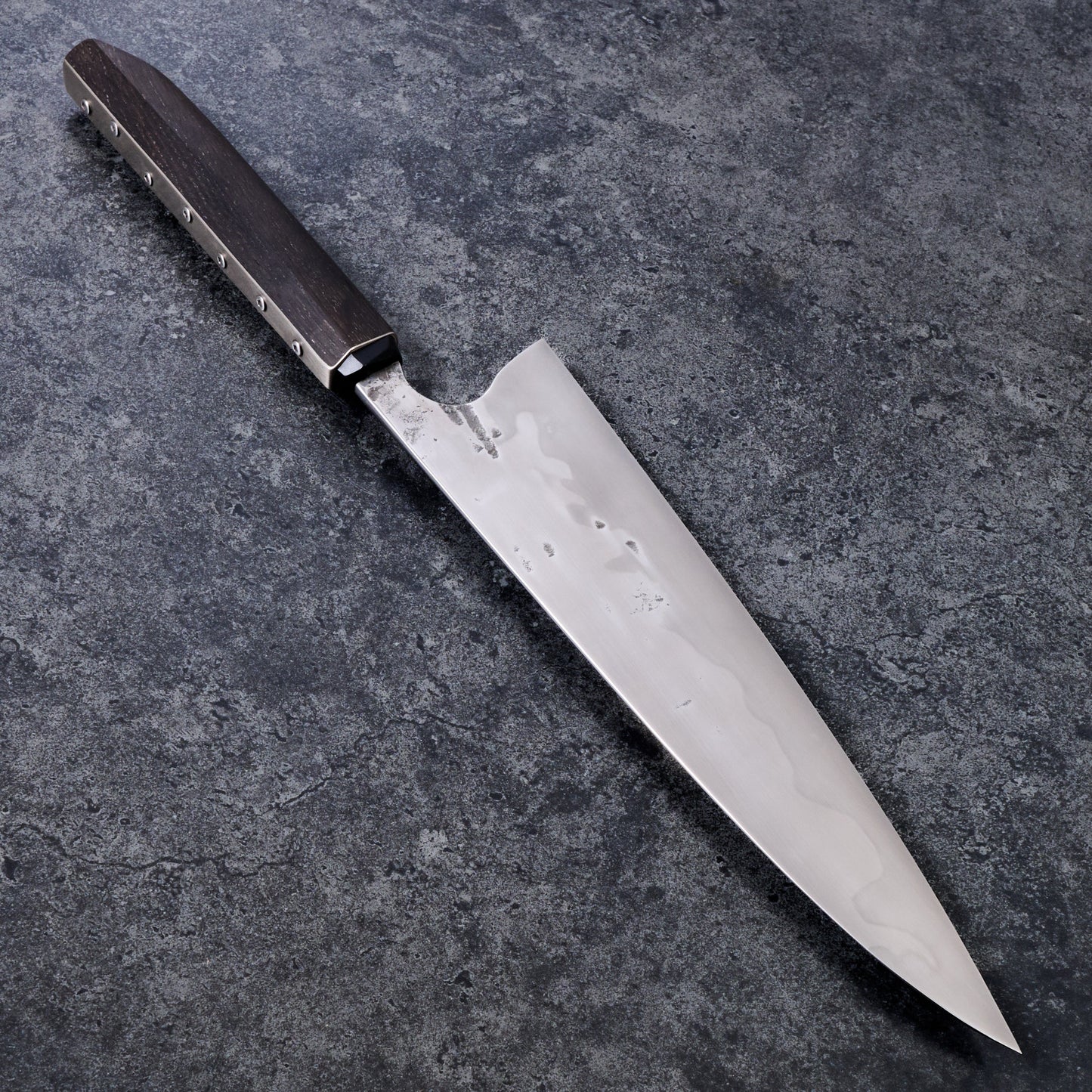 Gyuto 250mm 'Hviske' Honyaki Spicy White – view 9