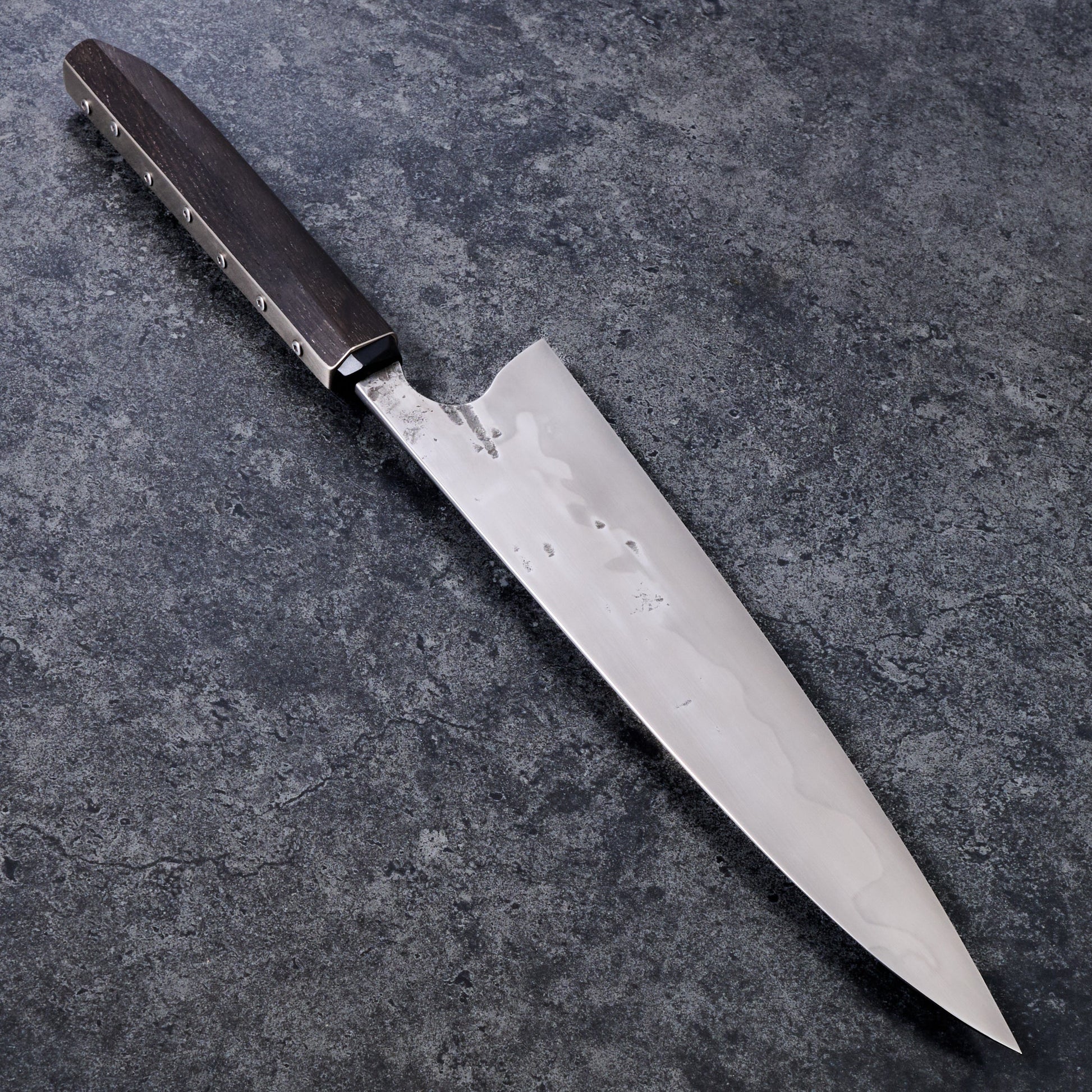 Gyuto 250mm 'Hviske' Honyaki Spicy White – view 9