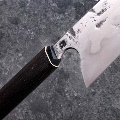 Gyuto 250mm 'Hviske' Honyaki Spicy White – blade close-up