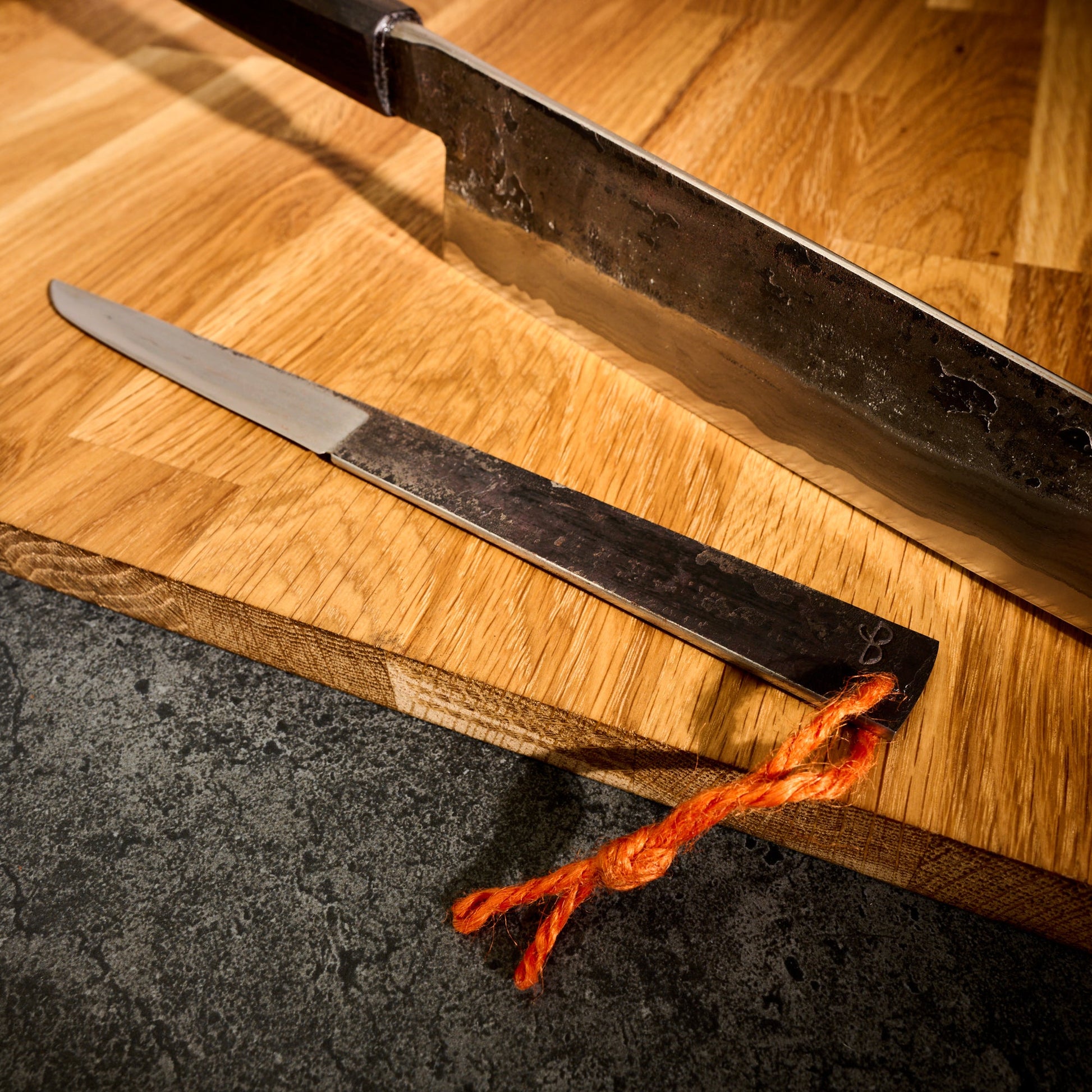 Gyuto 250mm Wrought Iron Clad Apex Ultra - Kogatana Saya – handle detail