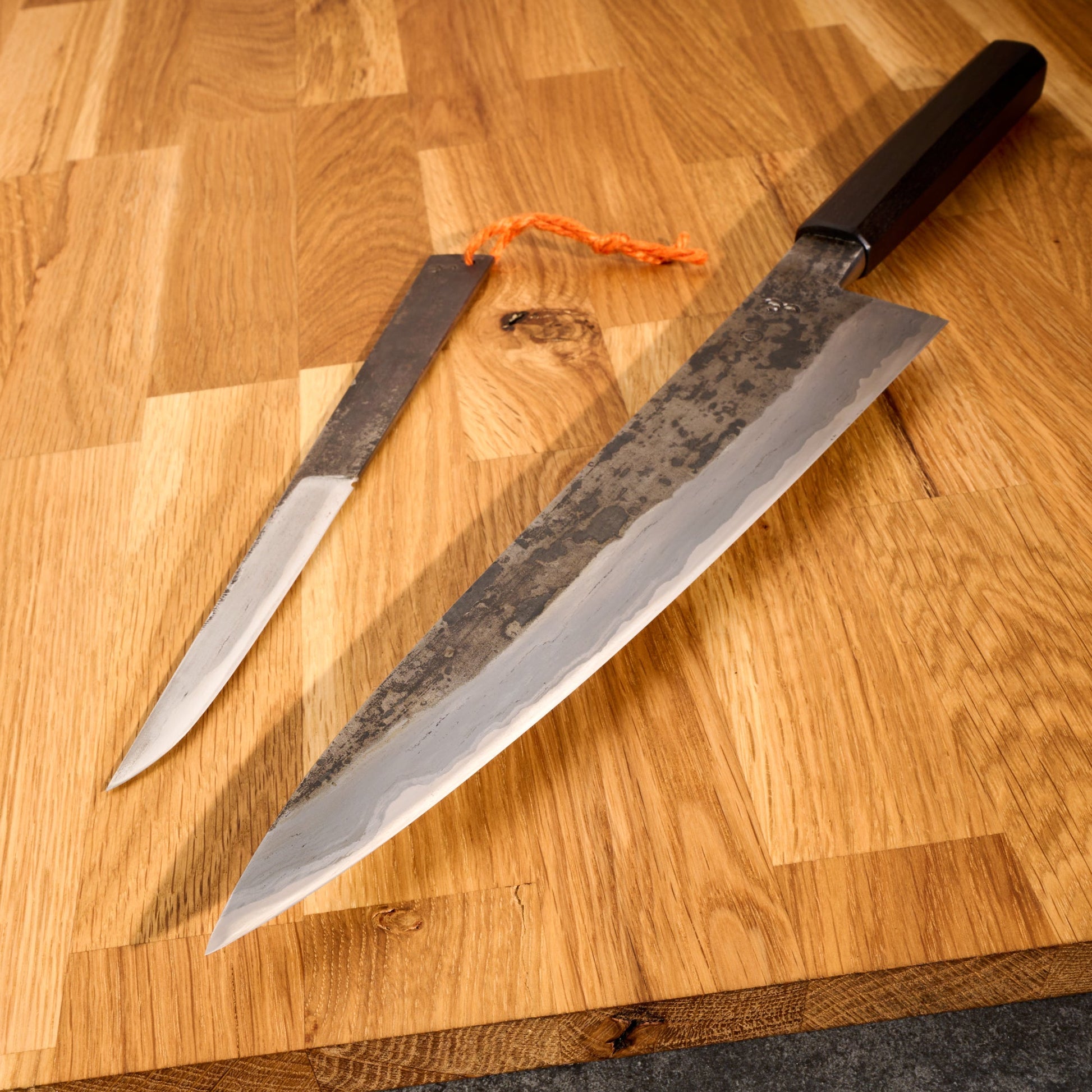 Gyuto 250mm Wrought Iron Clad Apex Ultra - Kogatana Saya – detail view