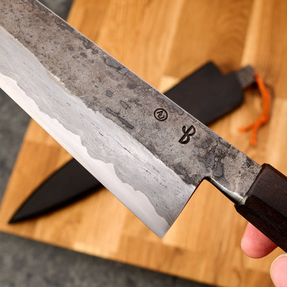 Gyuto 250mm Wrought Iron Clad Apex Ultra - Kogatana Saya – detail view