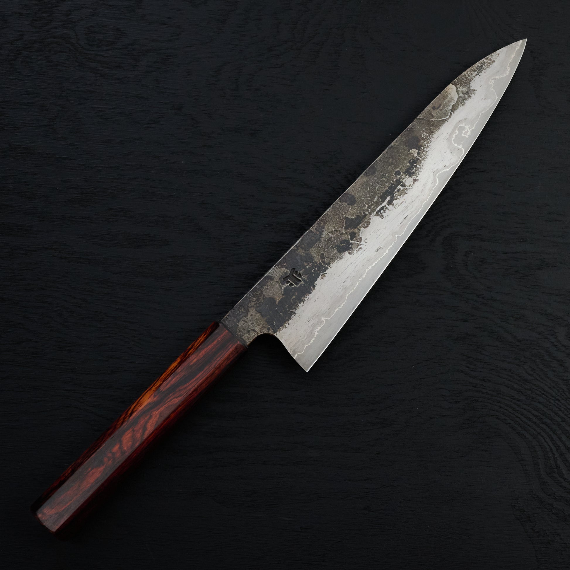 Gyuto 251mm GoMai Wrought Iron, Nickel, 52100