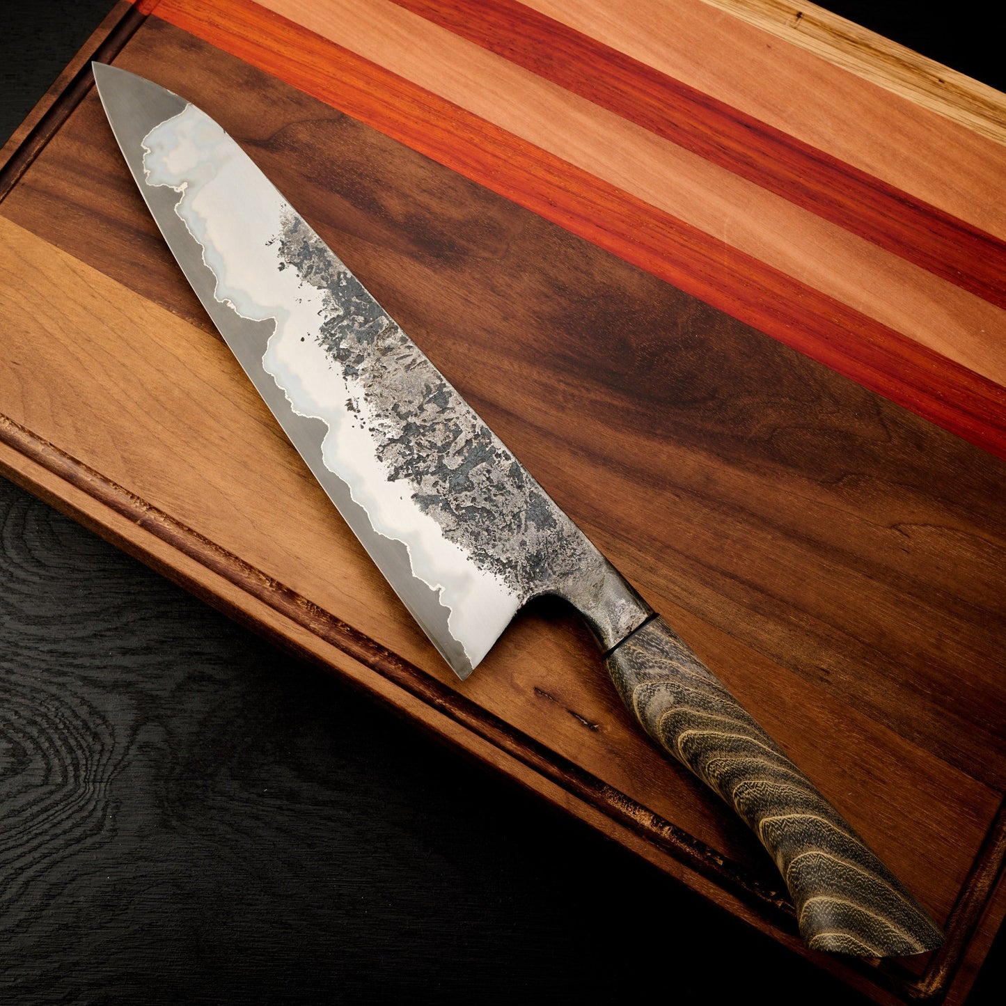 Gyuto 251mm Stainless GoMai Integral – detail view