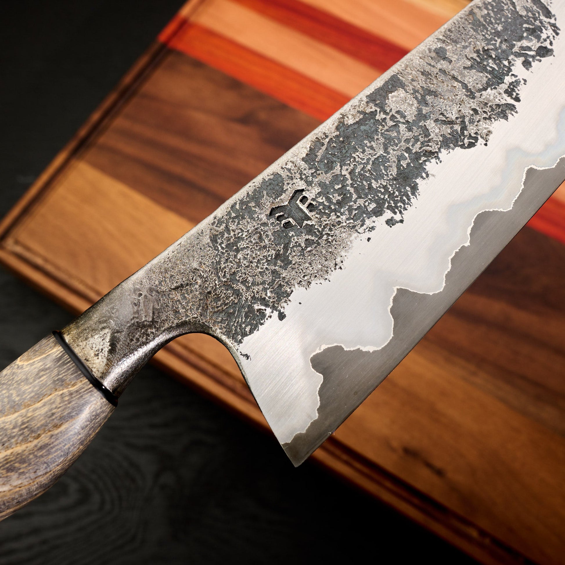 Gyuto 251mm Stainless GoMai Integral – side profile