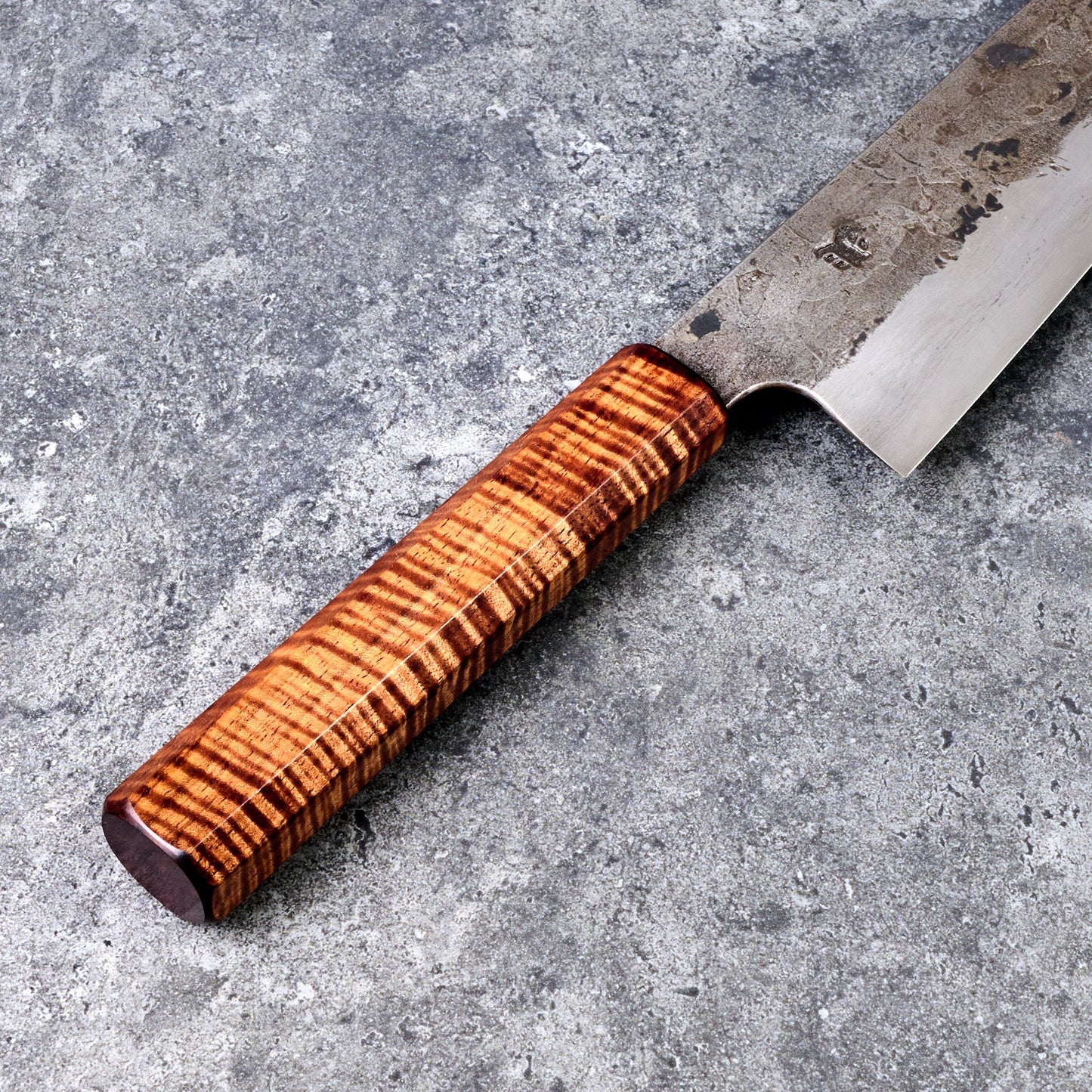 Gyuto 255mm SanMai Tasmanian Blackwood – side profile