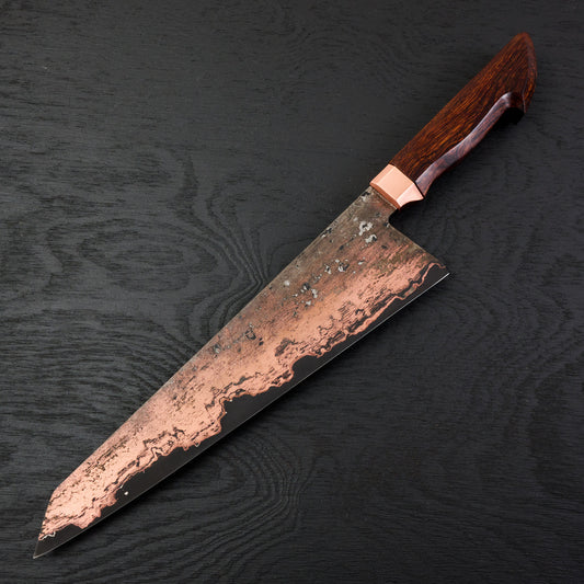 Gyuto 260mm Copper Etched Wrought SanMai SheffCut Core