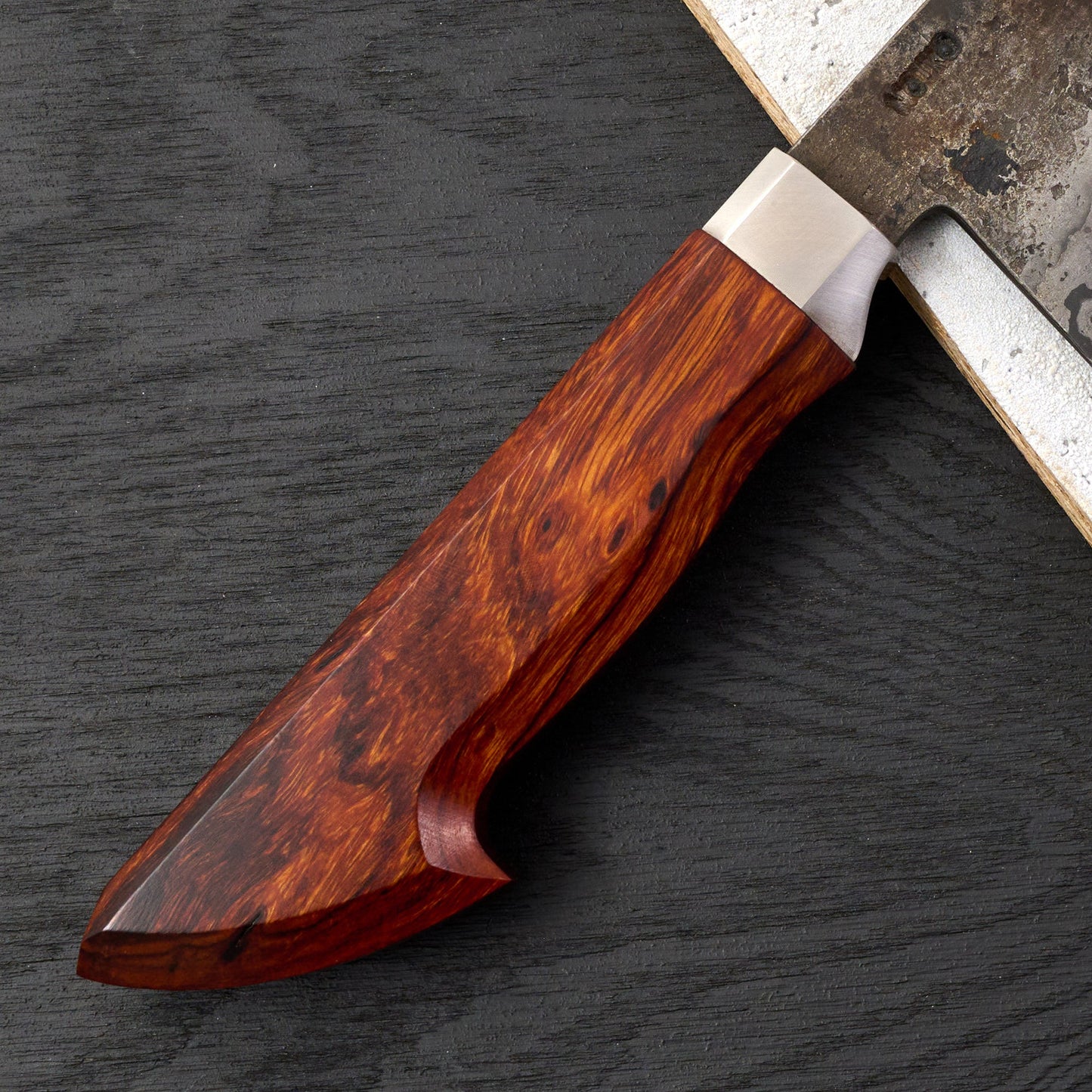 Gyuto 250mm Multi Layered Nickel Cladding SheffCut Core – detail view