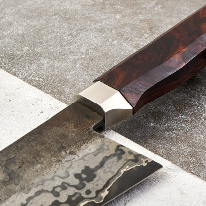 Gyuto 230mm Multi Layered Nickel Cladding SheffCut Core – side profile