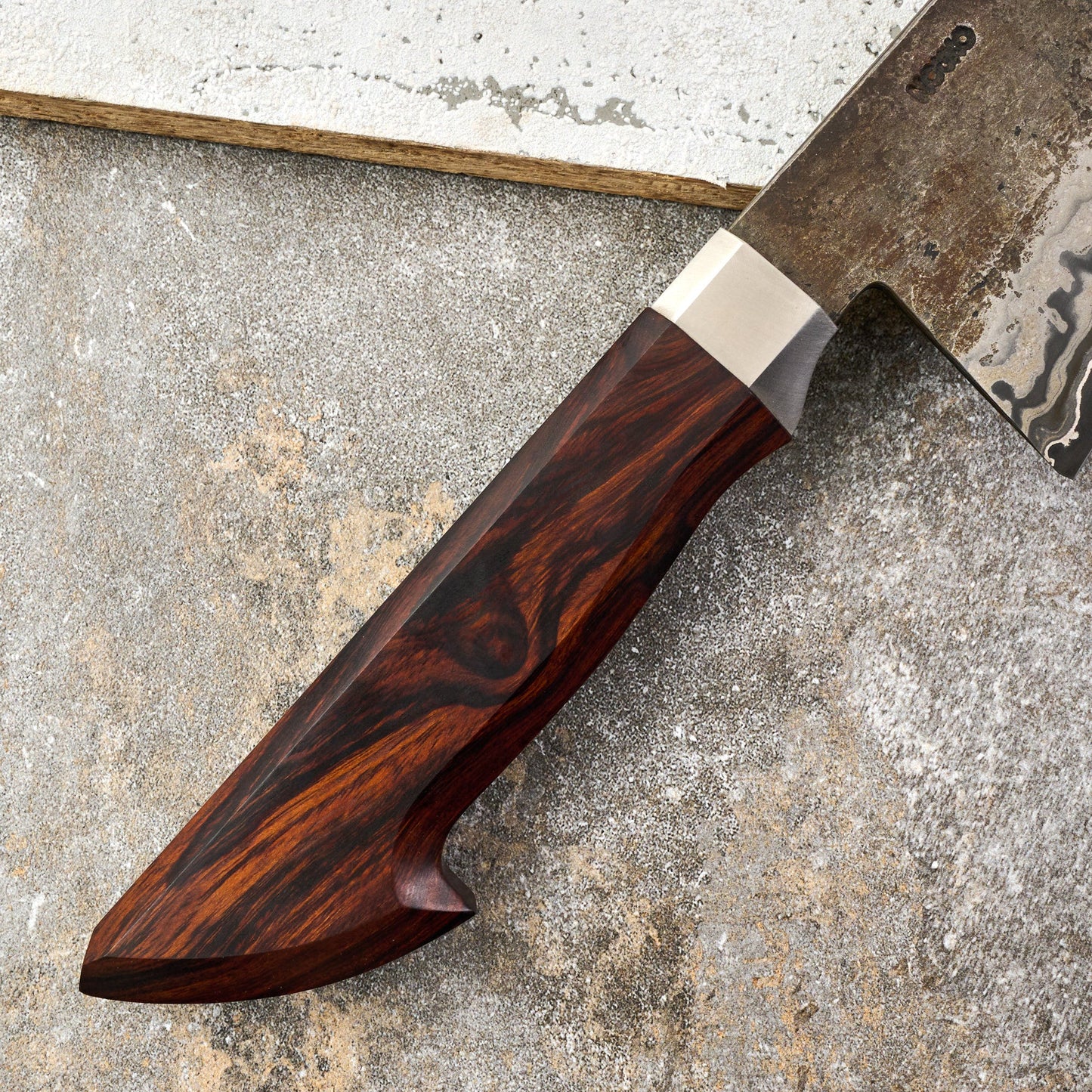 Gyuto 230mm Multi Layered Nickel Cladding SheffCut Core – handle detail