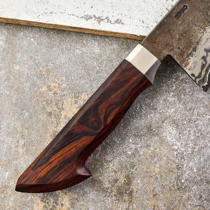Gyuto 230mm Multi Layered Nickel Cladding SheffCut Core – handle detail