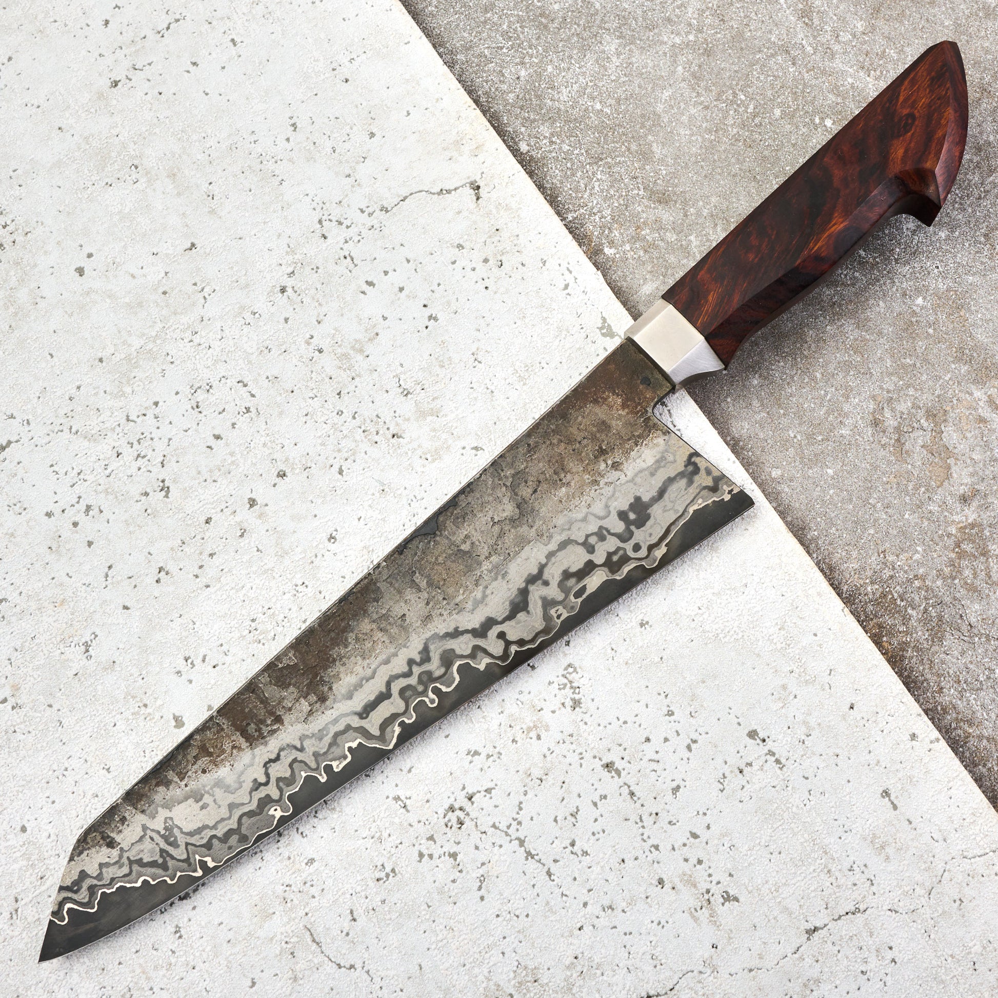Gyuto 230mm Multi Layered Nickel Cladding SheffCut Core