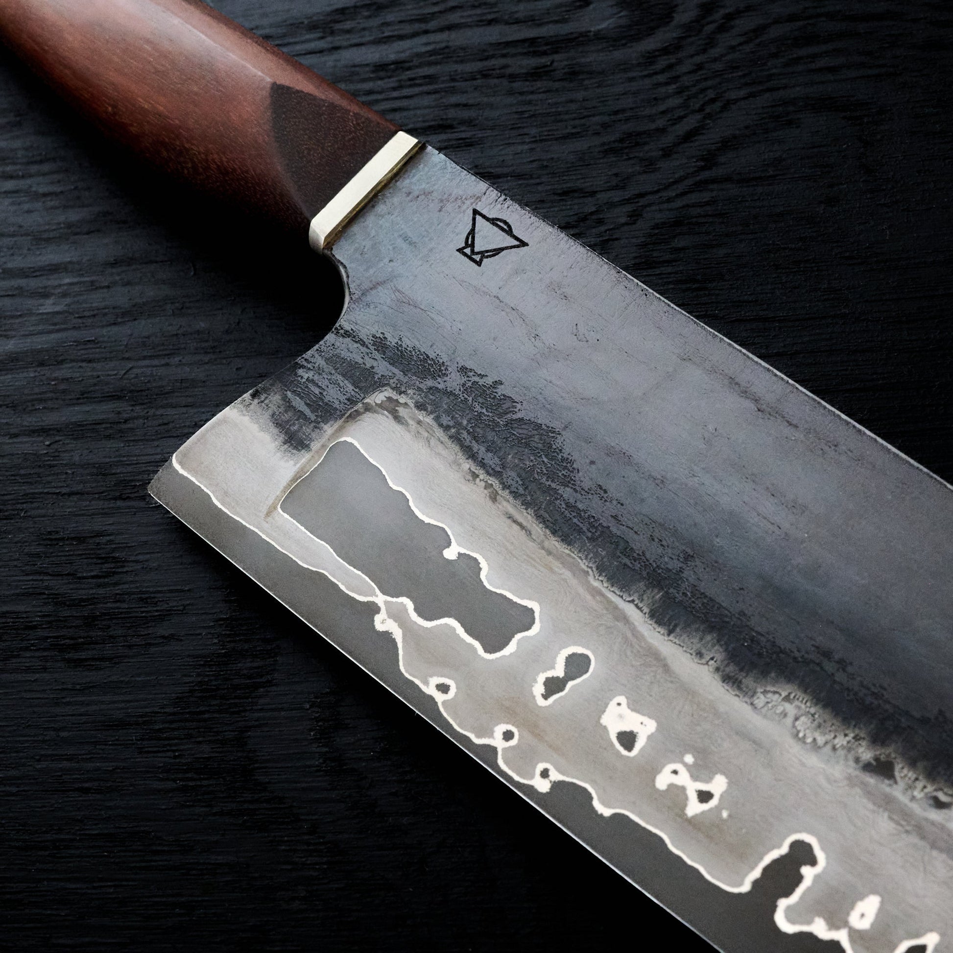 Gyuto 260mm GoMai X8Ni9 & Apex Ultra C Grind – detail view