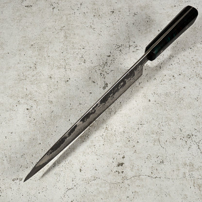 Gyuto 260mm Aogami Super Stainless Clad San Mai – handle detail