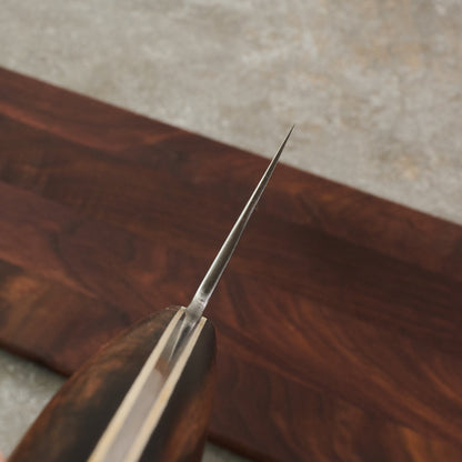 Gyuto 260mm Wrought Iron Clad SanMai 1.2652 – side profile