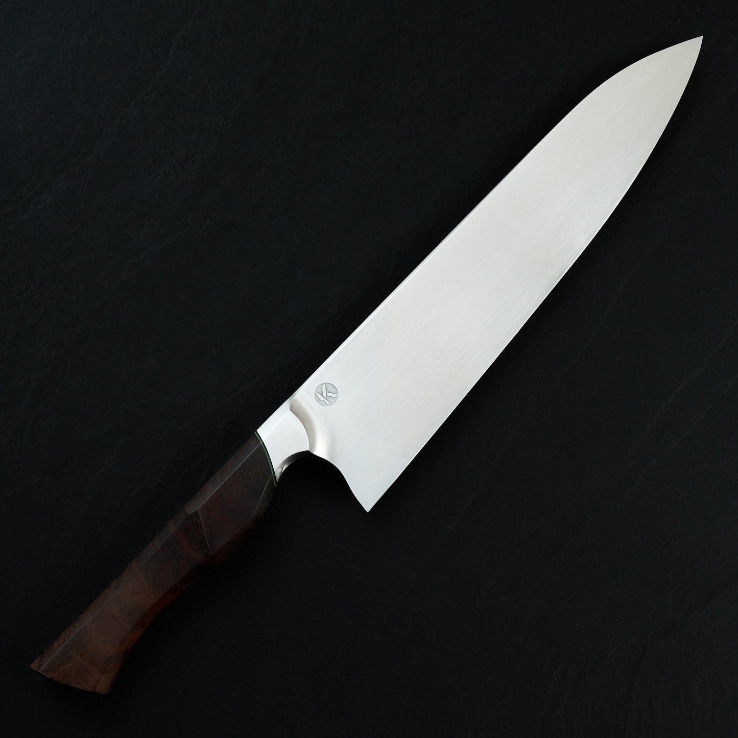 Gyuto 265mm AU Chicago Black Walnut G10 Integral