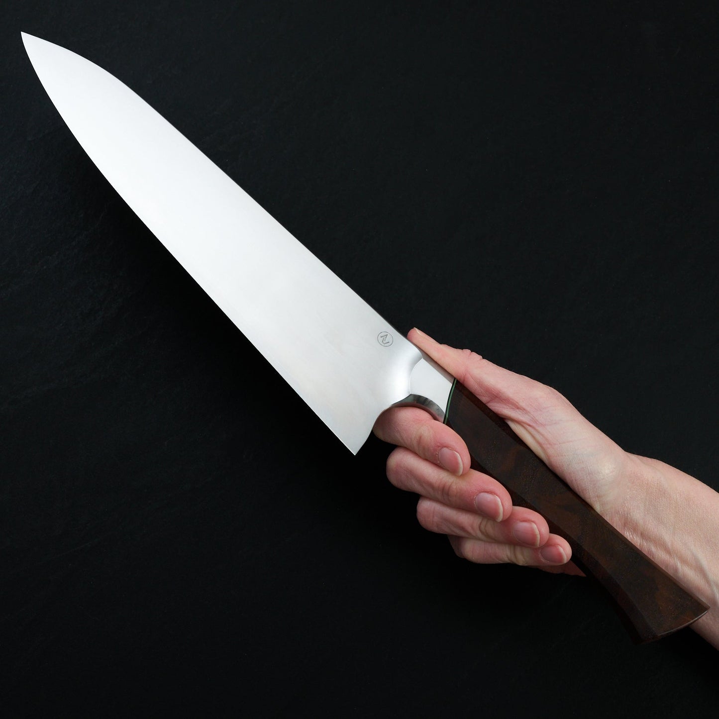 Gyuto 265mm AU Chicago Black Walnut G10 Integral – view 6
