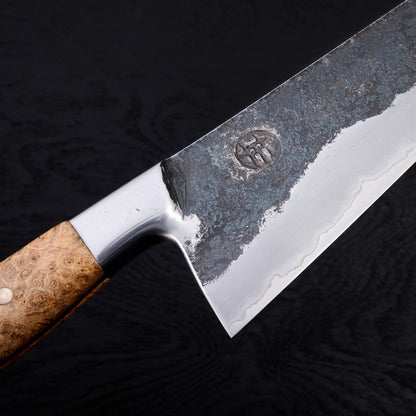 Gyuto 265mm Full Tang Integral Kasumi SanMai – handle detail