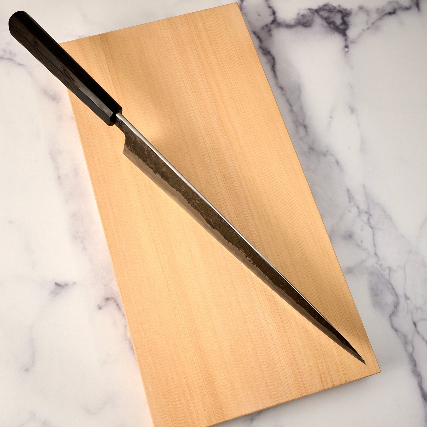 Gyuto 305mm 135Cr3 Iron Clad KU Kasumi – side profile