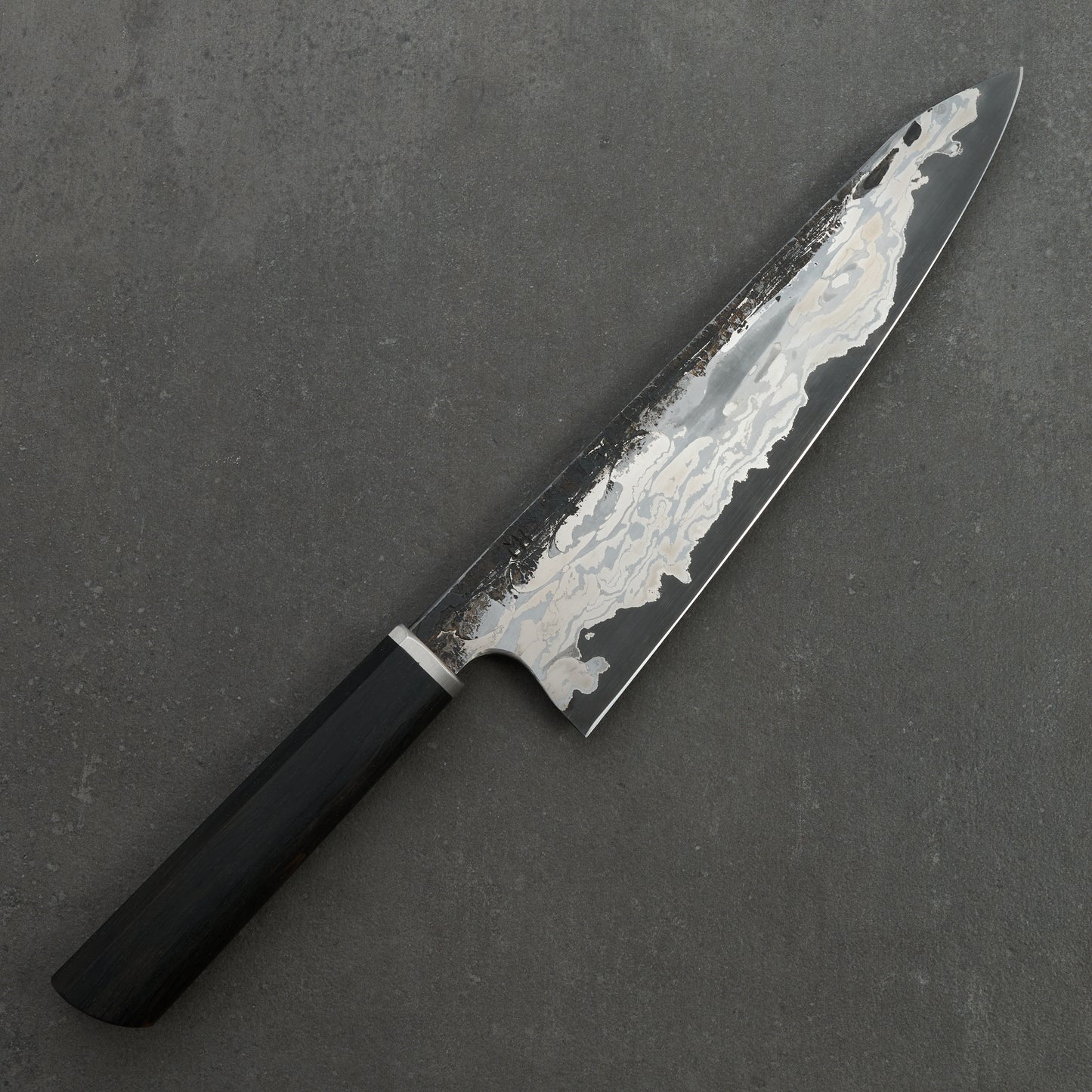 Gyuto 230mm 600 Nut Damascus GoMai 1.2419