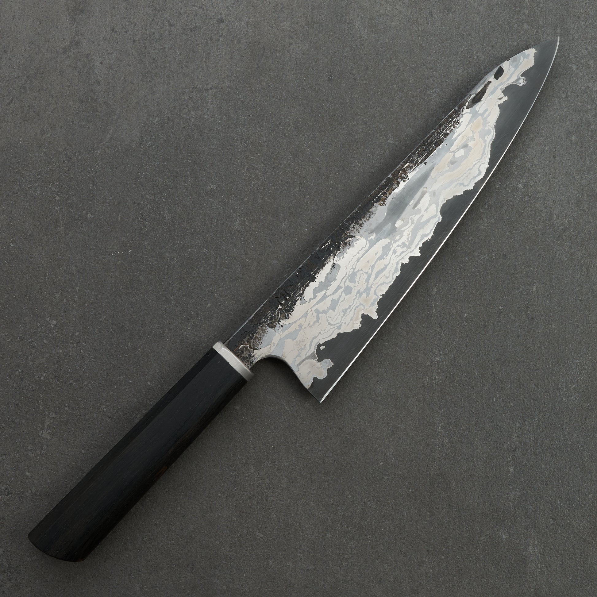 Gyuto 230mm 600 Nut Damascus GoMai 1.2419