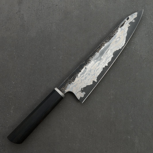 Gyuto 230mm 600 Nut Damascus GoMai 1.2419