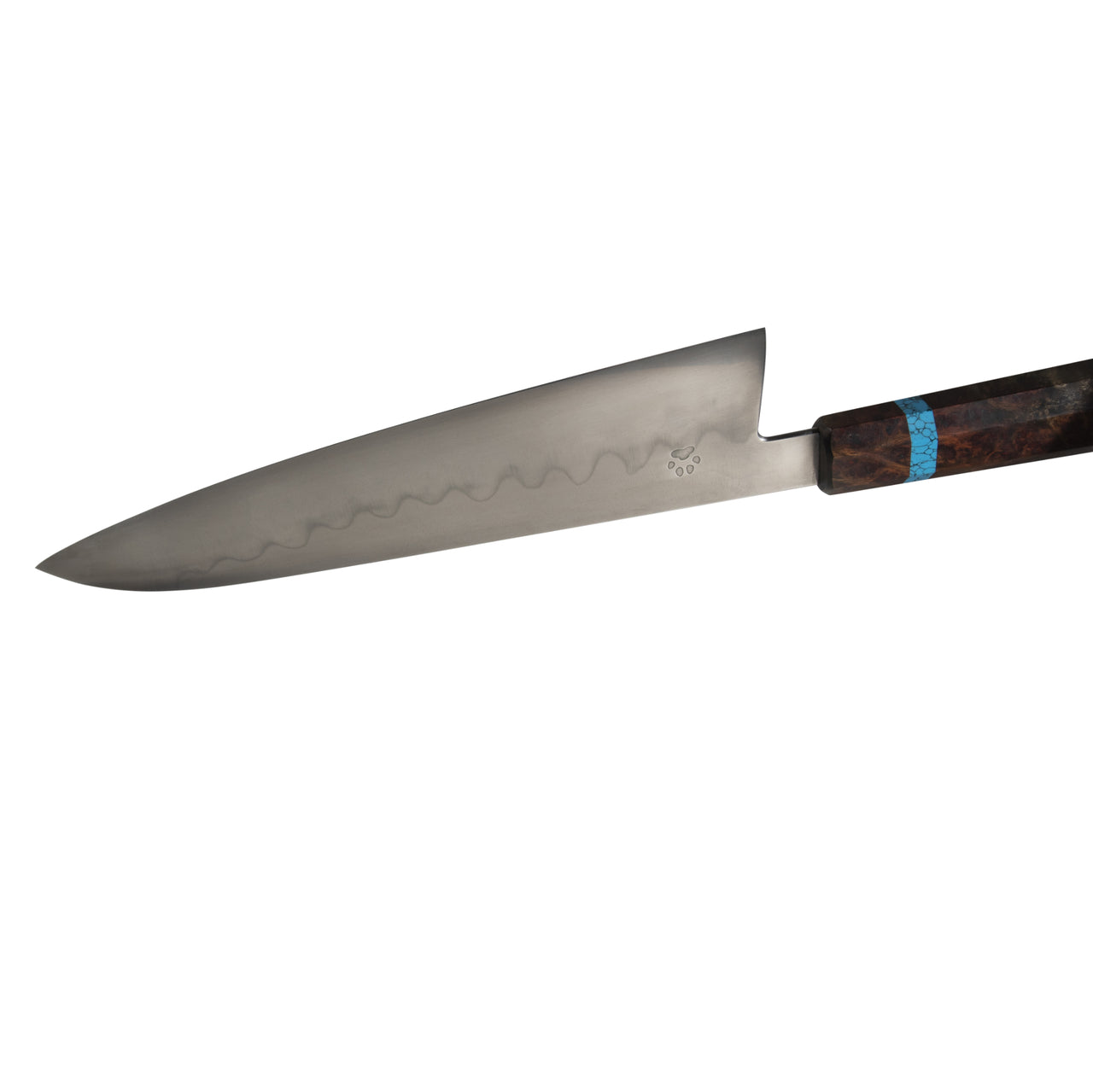 Isasmedjan Gyuto 240mm Honyaki 26c3 "Spicy White" - Face