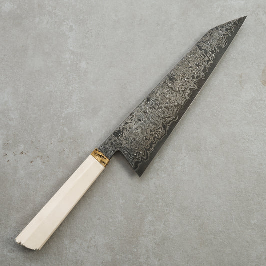Gyuto 250mm Damascus Clad Apex Ultra Ivory Juma & Brass