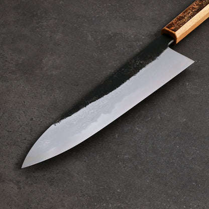 Gyuto 240mm B1D Aogami #1 Damascus Clad Cherry & Oak – view 7